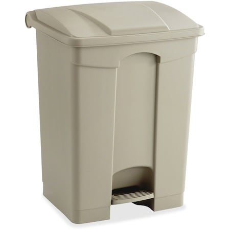 Safco Trash Receptacle, Step-On, 17 Gal, 19-3/4"x16-1/4"x26-1/4", TN SAF9922TN